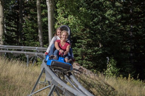 The Mountain Coaster is one of the best Summer Group Activities in Utah